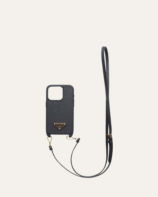 Leather iPhone Case with Strap